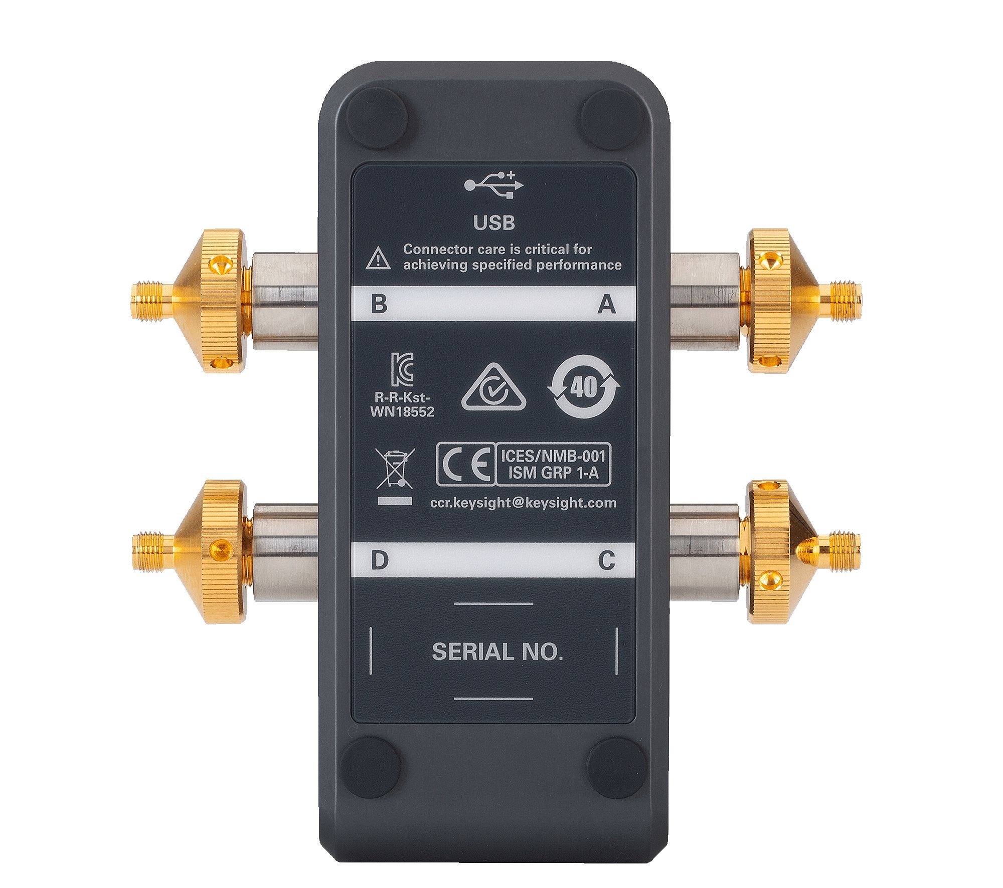 RF Electronic Calibration Module (ECal) / 4-Port Keysight Premium Used N4433D - Stock Image 5