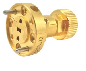 E281ES In-Line Coaxial-to-Waveguide Adapter, Ruggedized 1.0 mm (f) to WR-12, 60 to 90 GHz