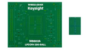 W6602A RC BGA Interposer, LPDDR4 200-ball, Rigid, Connects using 2x U4207A