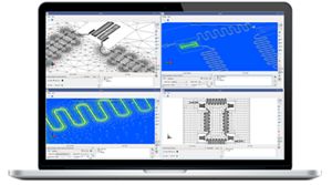 Quantum EDA in an EM simulation