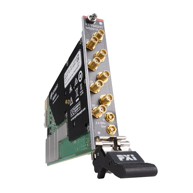 PXIe Down Converter / 2 GHz to 16 GHz / 4 Channels / 0.01-2.4 GHz IF Keysight Premium Used M5201A - Stock Image 3