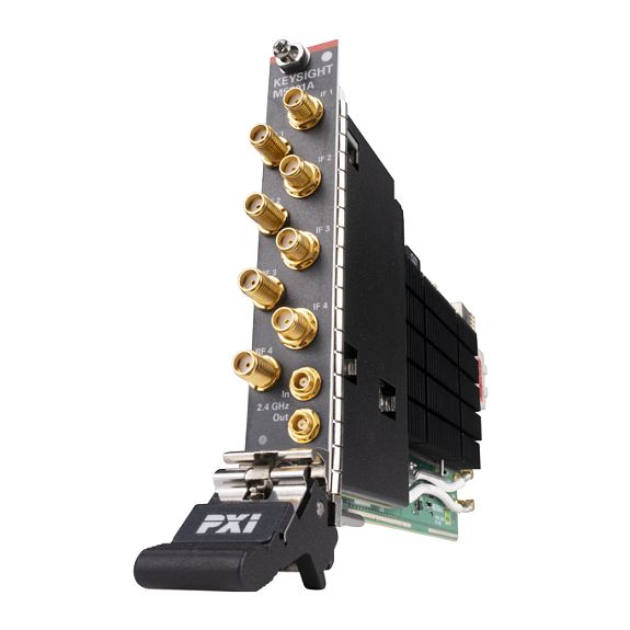 PXIe Down Converter / 2 GHz to 16 GHz / 4 Channels / 0.01-2.4 GHz IF Keysight Premium Used M5201A - Stock Image 1