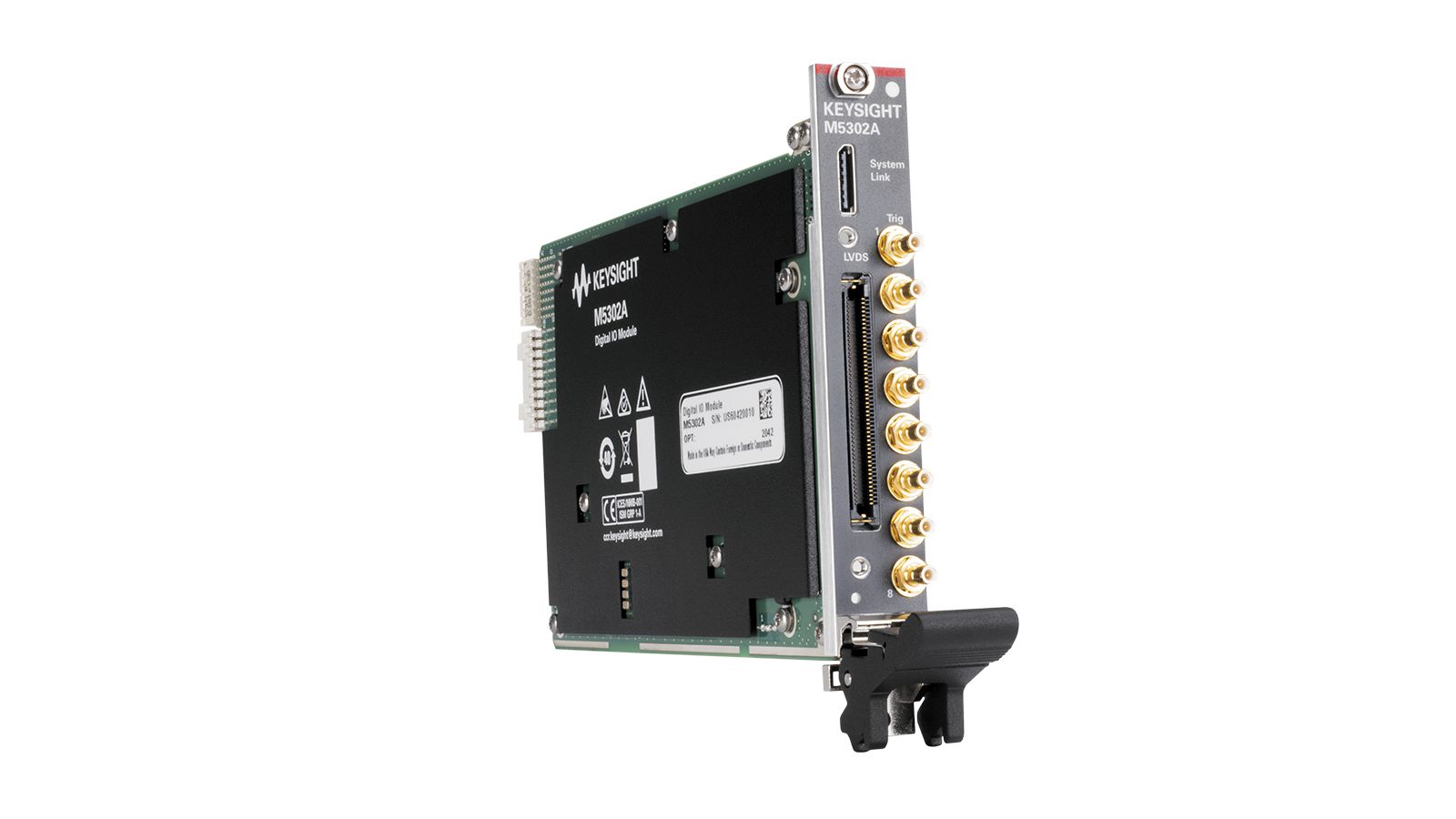 PXIe Digital IO Module / 28 LVDS Channels / 8 Trigger Channels Keysight Premium Used M5302A - Stock Image 3