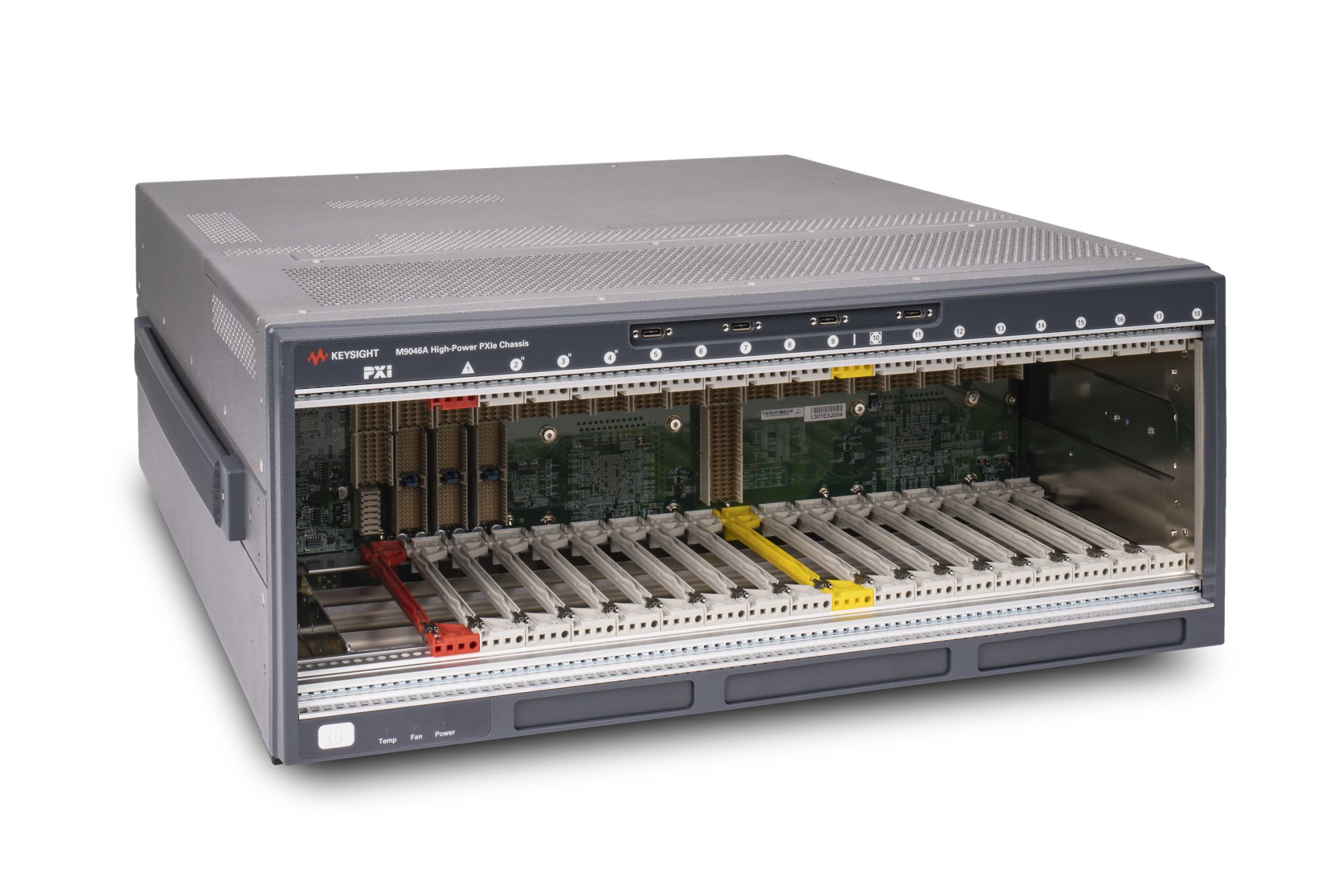 PXIe Chassis / High Power / 18 Slots / 24 GB/s Keysight Premium Used M9046A - Stock Image 3