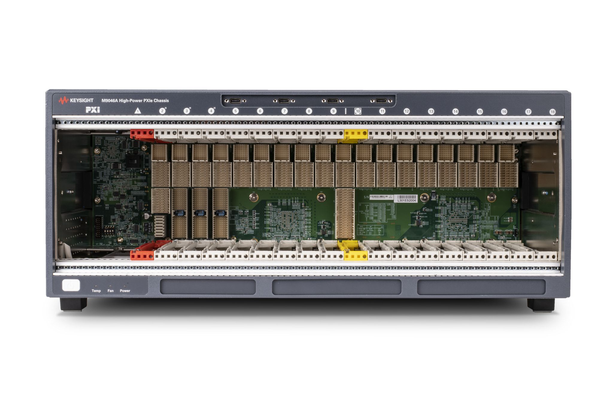 PXIe Chassis / High Power / 18 Slots / 24 GB/s Keysight Premium Used M9046A - Stock Image 4