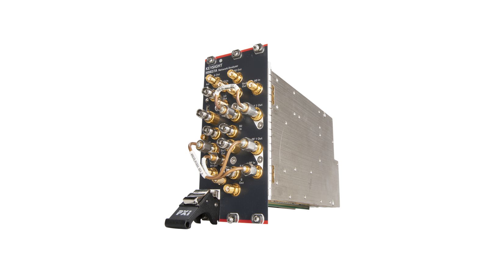 PXIe vector network analyzer, 10 MHz to 44 GHz Keysight Premium Used M9837A-271 - Stock Image 3