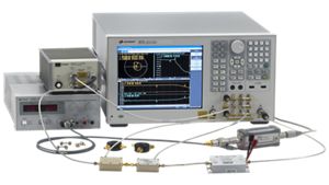 E5072A ENA network analyzer high power measurement setup 