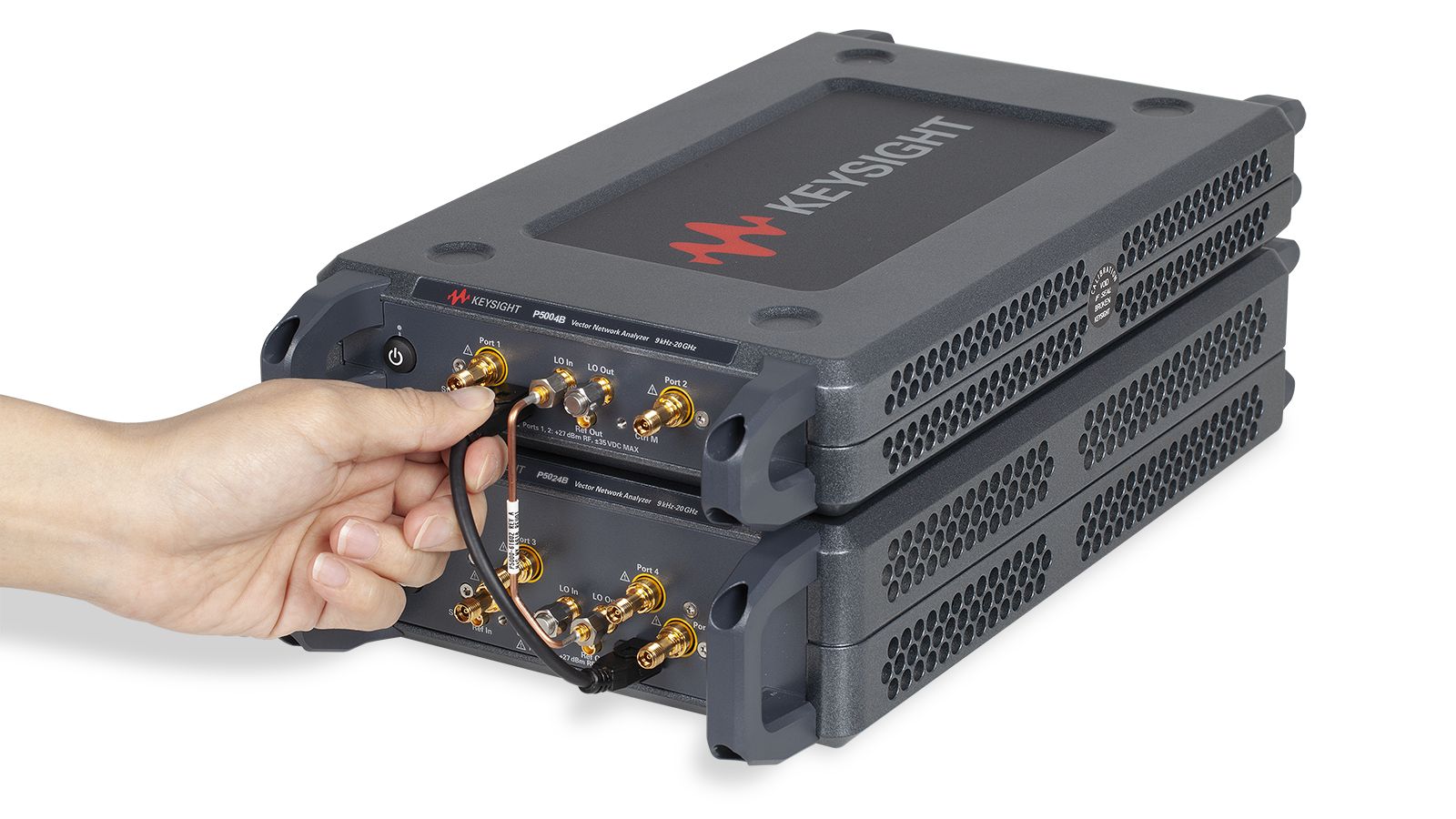 Vector Network Analyzer / 9 kHz to 20 GHz / 2-port / Thunderbolt 3 Interface Keysight Premium Used P5004B - Stock Image 7