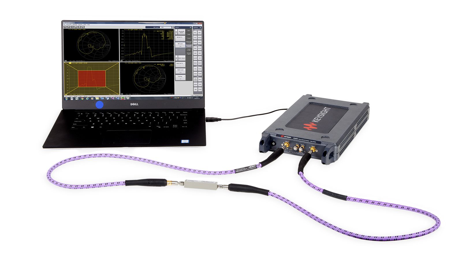 Vector Network Analyzer / 9 kHz to 20 GHz / 2-port / Thunderbolt 3 Interface Keysight Premium Used P5004B - Stock Image 6
