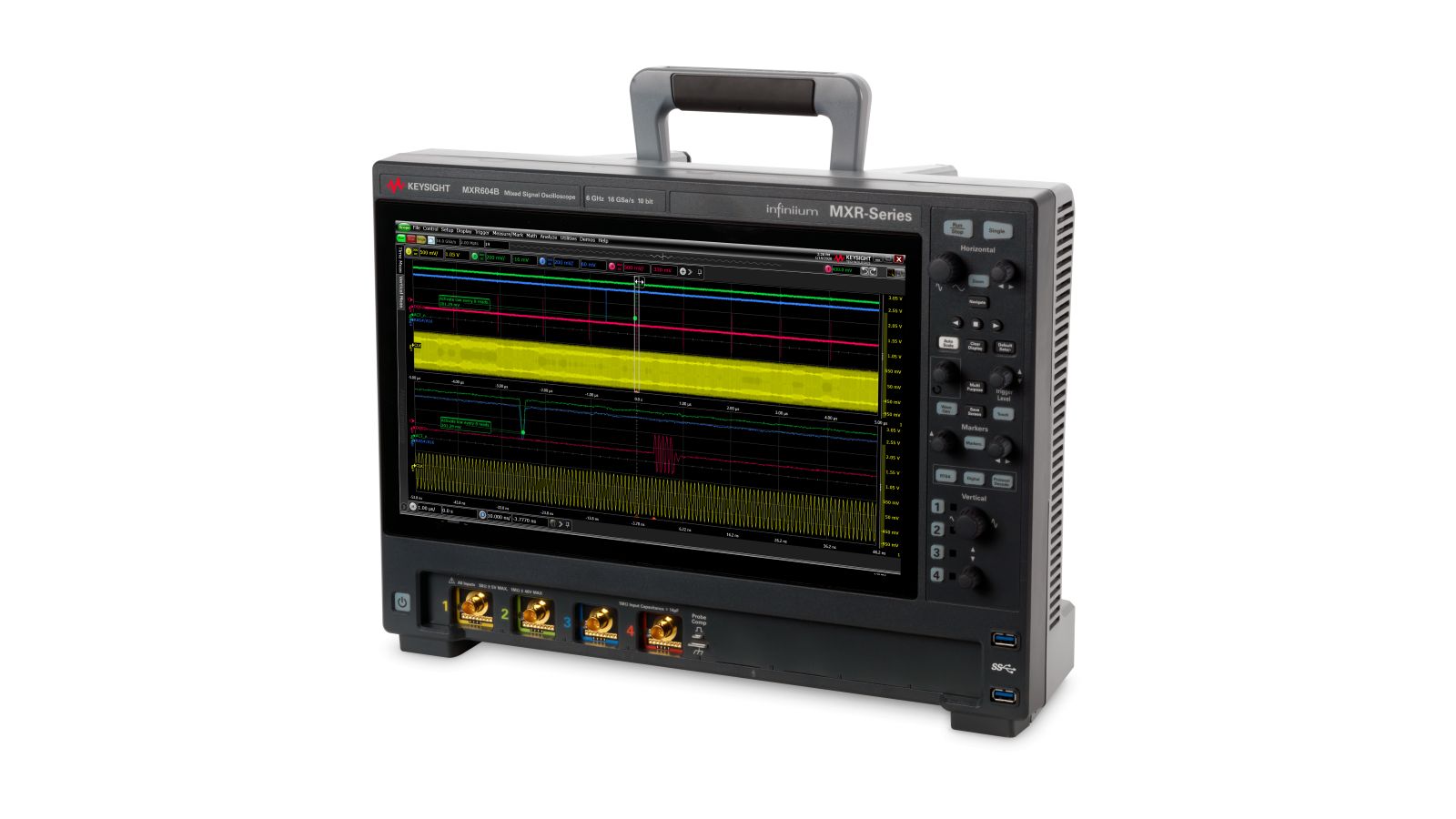 Infiniium MXR-Series Real-Time Oscilloscope, 6 GHz, 16 GSa/s, 4 Ch Keysight Premium Used MXR604B - Stock Image 1