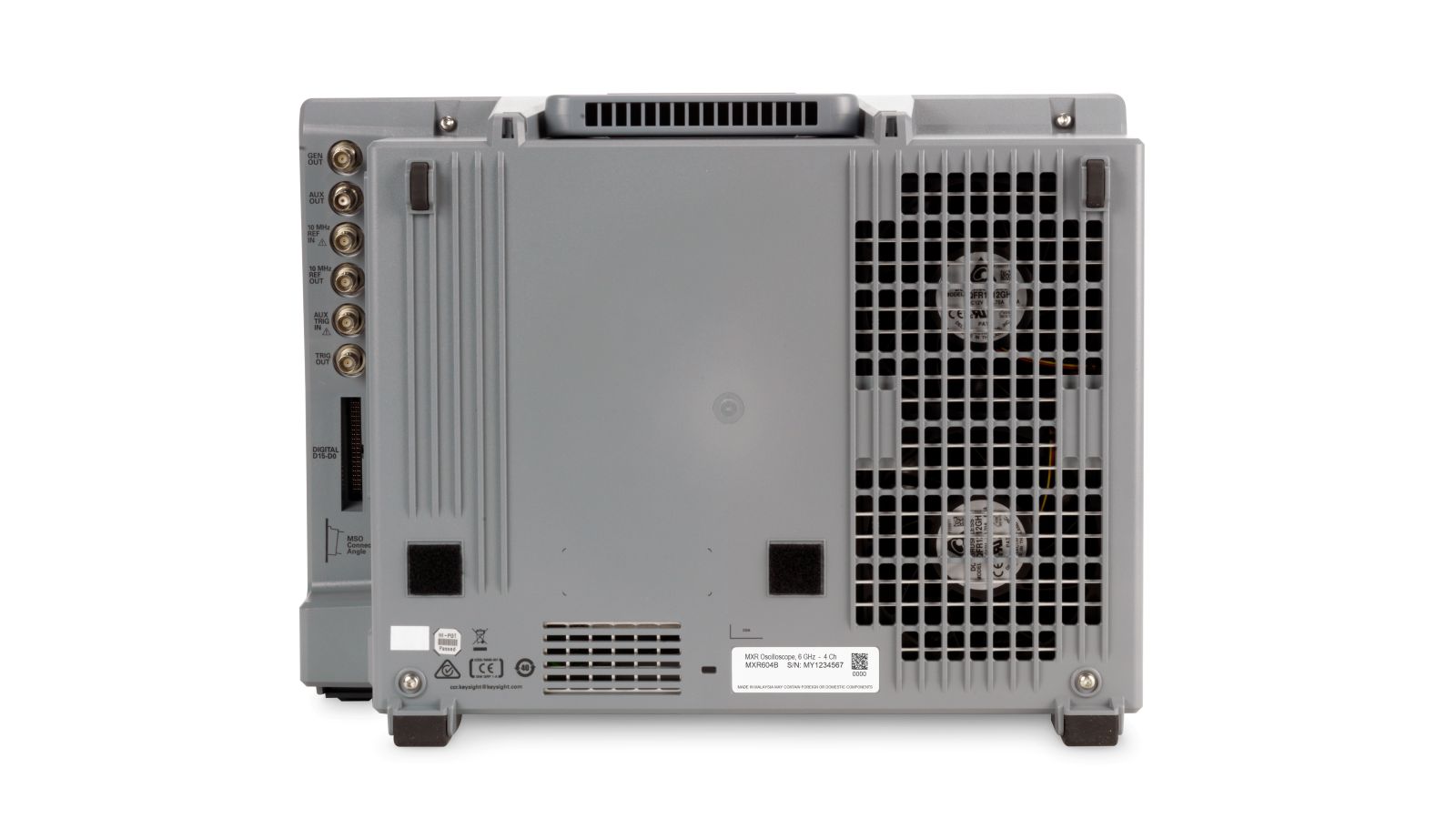 Infiniium MXR-Series Real-Time Oscilloscope, 6 GHz, 16 GSa/s, 4 Ch Keysight Premium Used MXR604B - Stock Image 4