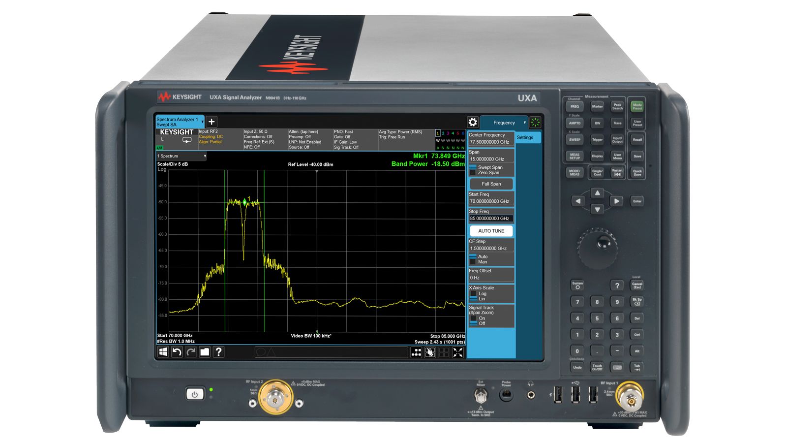 2 Hz to 90 GHz Keysight Premium Used N9041B-590 - Stock Image 2