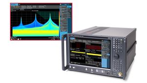 Satellite receiver wideband interference test solution