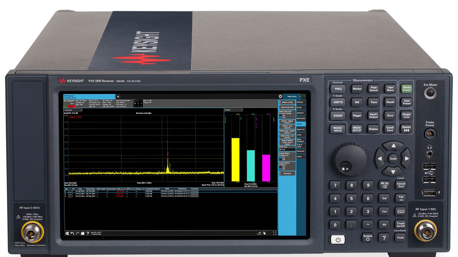 PXE EMI Test Receiver Keysight Premium Used N9048B - Stock Image 5
