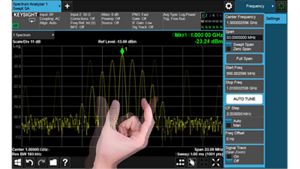 Power measurement using N9010B spectrum analyzer (N9010B signal analyzer) 