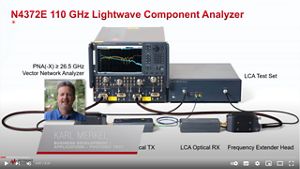 Keysight's 110 GHz RX Optical Test Solution