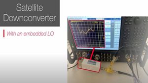 Measuring Phase Noise on Embedded-LO Satellite Downconverter