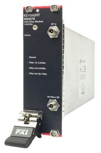 M9407B PXIe Low Noise Amplifier (LNA) and Filter Module