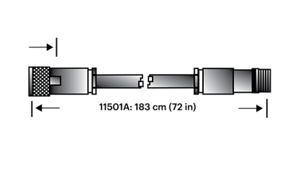 11500A Cable Assembly, Type-N (m) to Type-N (m), DC to 6.0 GHz